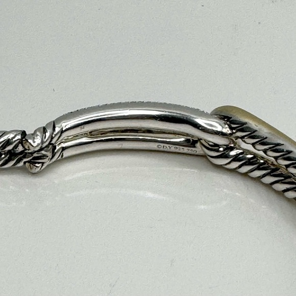 David Yurman Labyrinth Diamond Bracelet with 18k Gold - Picture 10 of 10